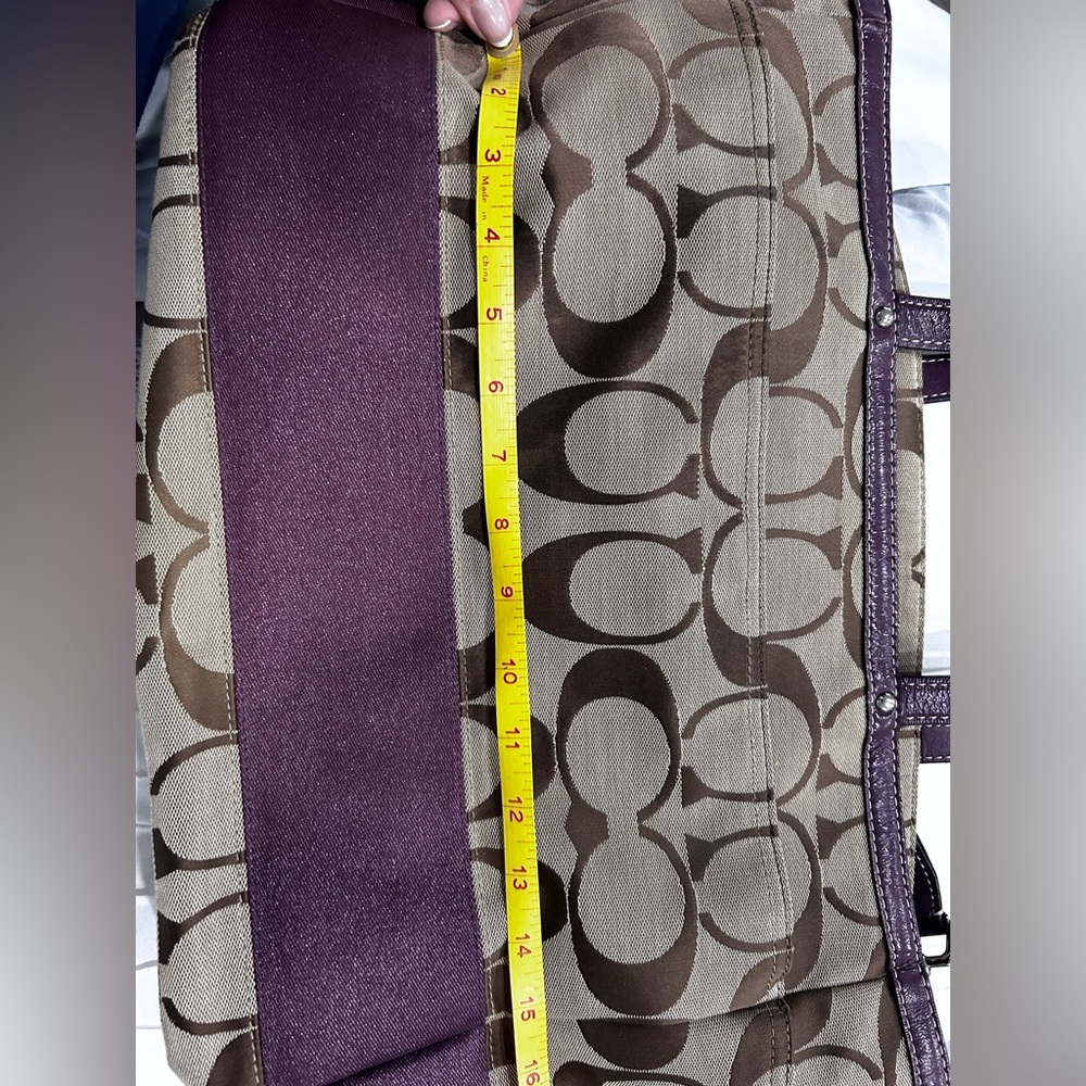 Coach Canvas and Signature Logo Diaper bag - Picture 8 of 10